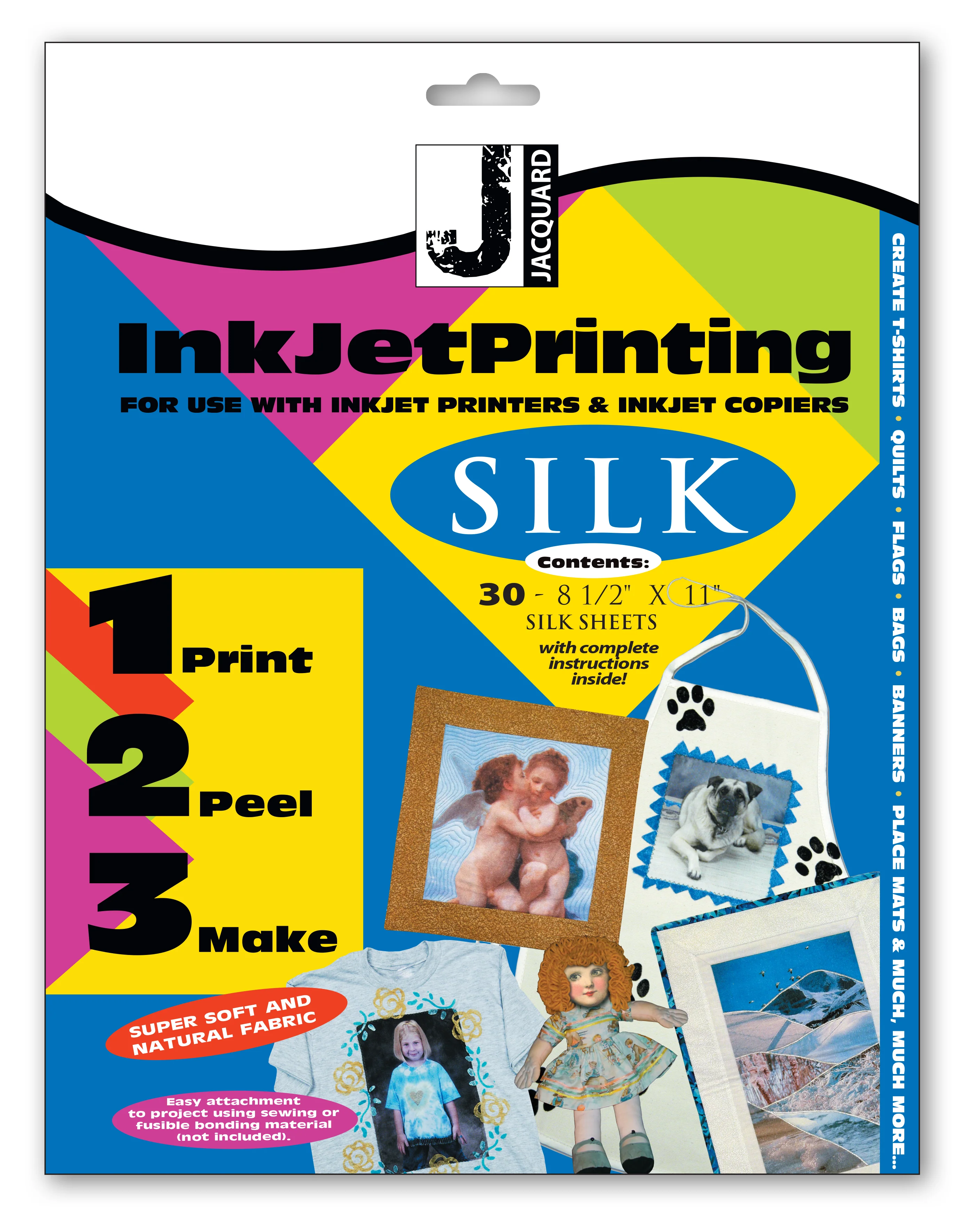 Silk Inkjet Fabric Sheets - Image 2